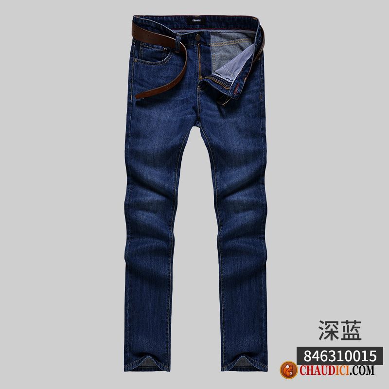 Jean Extensible Homme Simple Baggy Pantalon De Travail Denim France