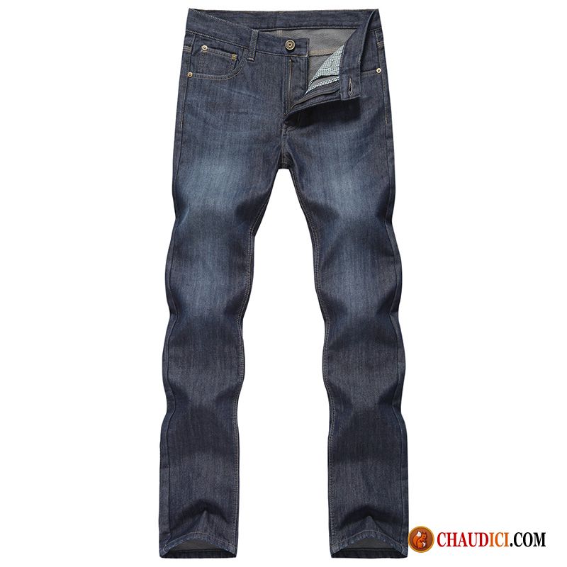 Jean Skinny Gris Homme Jeans Homme Épaissir Slim Pantalon