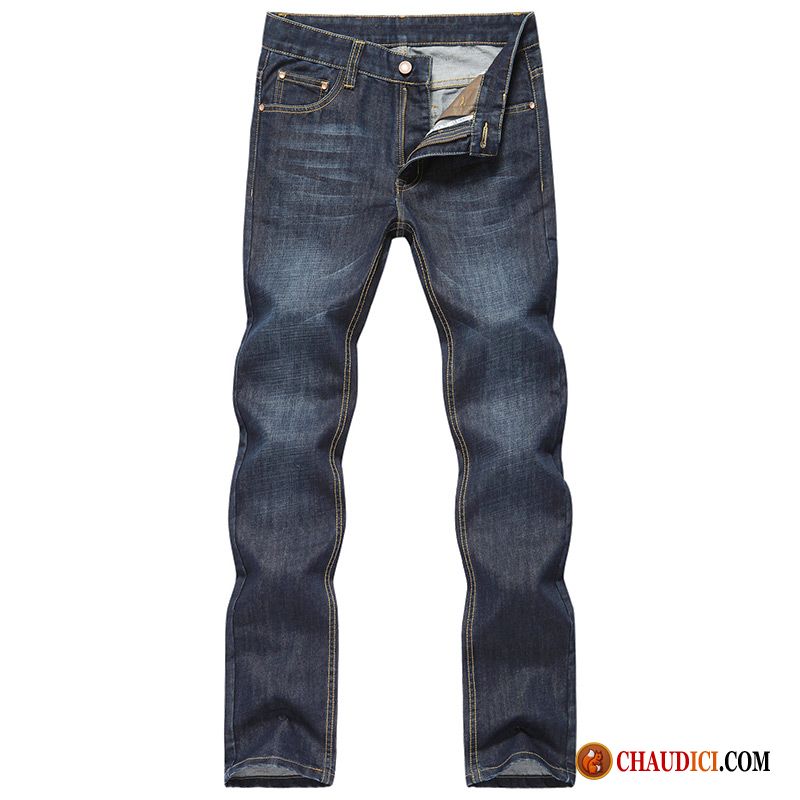 Jean Slim Vert Homme Slim Jambe Droite Pantalon Qualité Denim