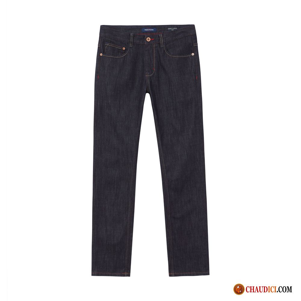 Jean Taille Haute Homme Pas Cher Jeans Pantalons L'automne Printemps Homme Soldes