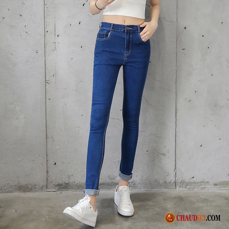 Jeans Femme Pas Cher L'automne Tendance Printemps Femme Étudiant