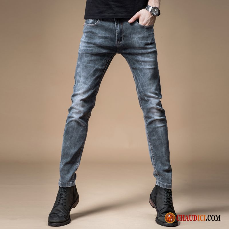 Jeans Homme Grande Taille Pantalon Extensible Tendance Homme L'automne Pas Cher