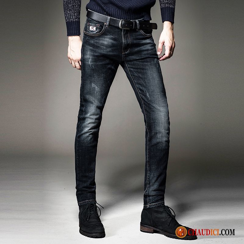 Jeans Marque Pas Cher Homme Printemps Jeans Slim Jambe Droite Homme France