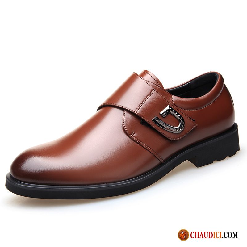 Les Bottes En Cuir Velcro Marron Derbies Cuir Véritable Angleterre En Vente