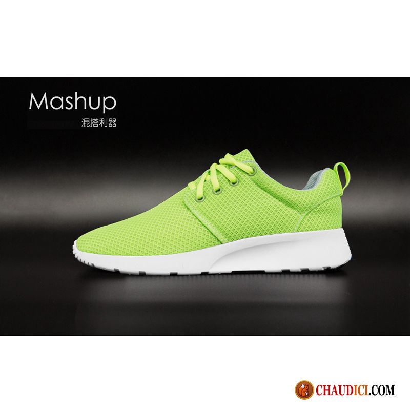 Les Chaussures De Running Chaussures De Course Mesh Creux Guipure Respirant Décontractée