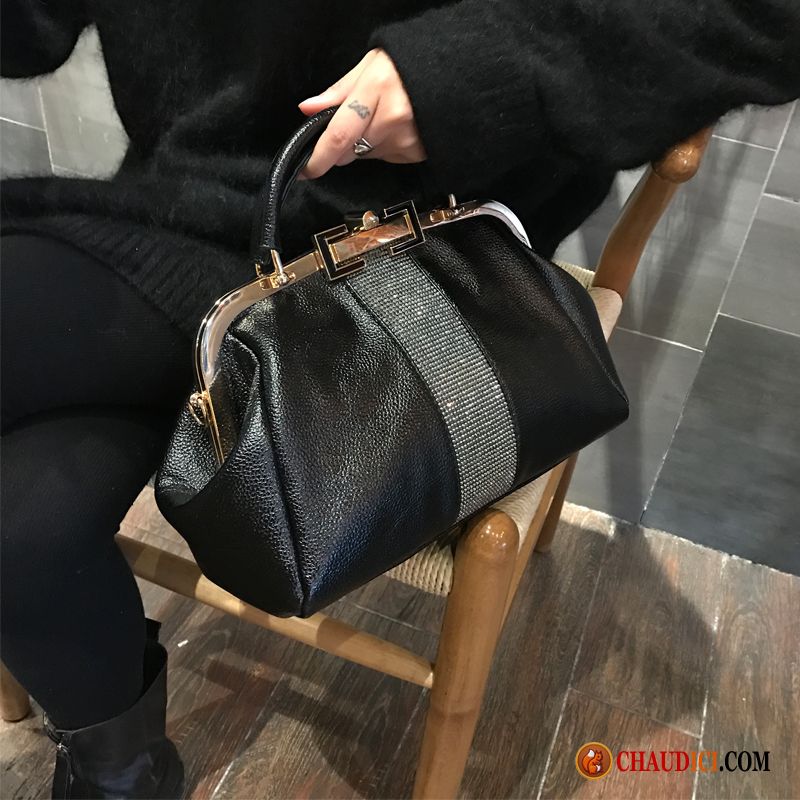 Les Marque De Sac A Main Portable Femme Le Nouveau Tendance Noir