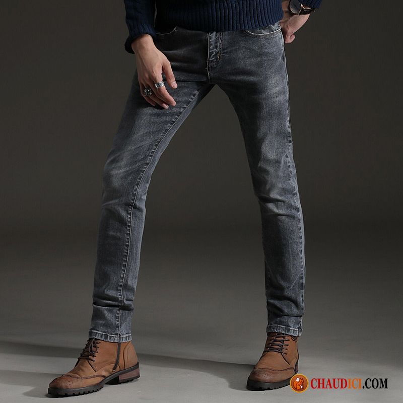 Les Meilleurs Jeans Pour Homme Slim Été Tendance Extensible Jeans Pas Cher