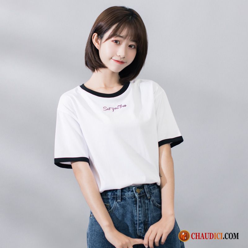 Les Plus Beaux Tee Shirt Femme Violet Été Baggy Tendance Une Veste Femme Soldes