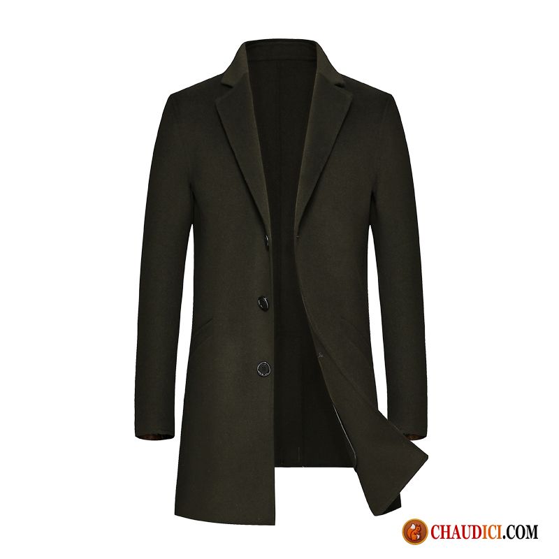 Long Manteau Noir Homme Longue Manteau Manteau Reversible Costume Pas Cher