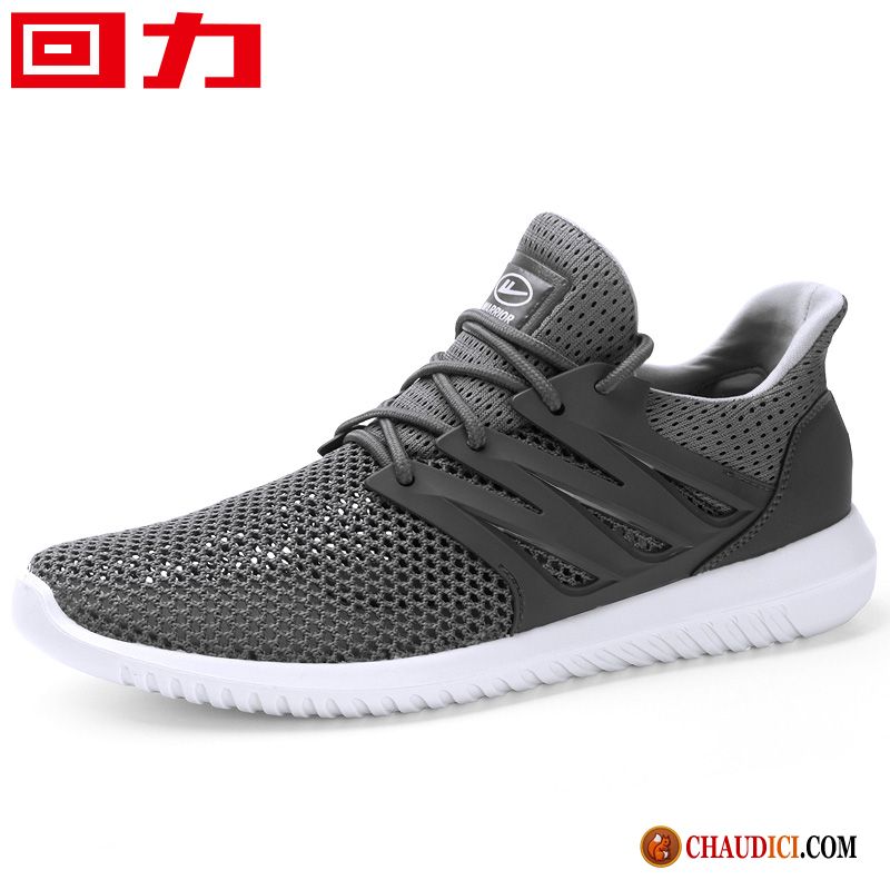 Magasins Chaussures Hommes Bleu Lumière Chaussures De Running Net Tendance