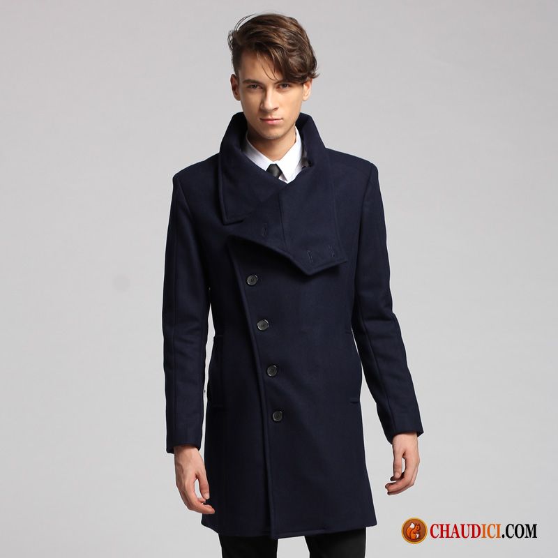 Manteau Homme Hiver Slim Manteau L'automne Longue Hiver Pas Cher