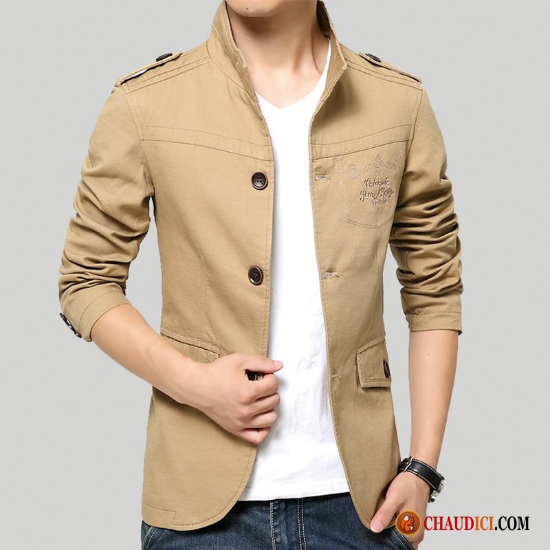 Manteau Homme Mi Saison Jeunesse Veste Manteau Homme Tendance Pas Cher