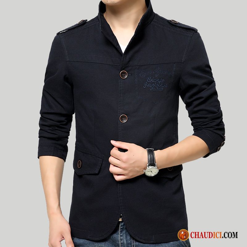 Manteau Homme Mi Saison Jeunesse Veste Manteau Homme Tendance Pas Cher