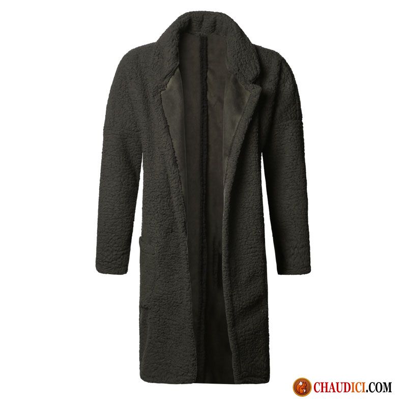 Manteau Pour Homme Laine Gros Homme Manteau Reversible Chauds