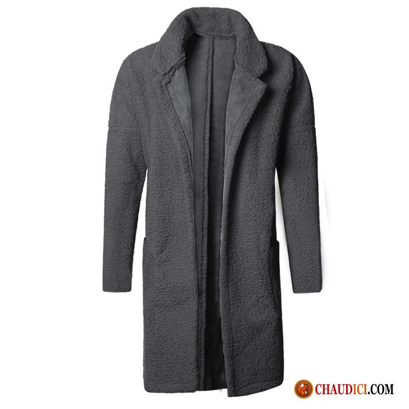 Manteau Pour Homme Laine Gros Homme Manteau Reversible Chauds