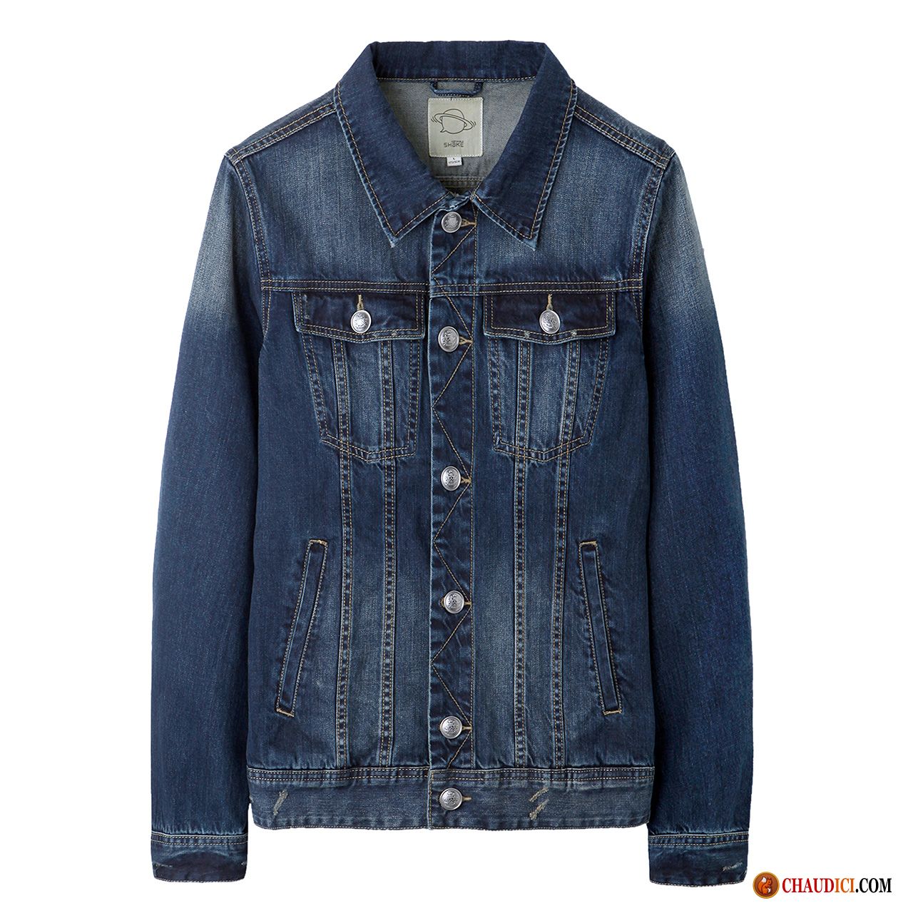 Manteau À Capuche Homme Sandybrown Homme Manteau Denim Étudiant Jeunesse En Vente