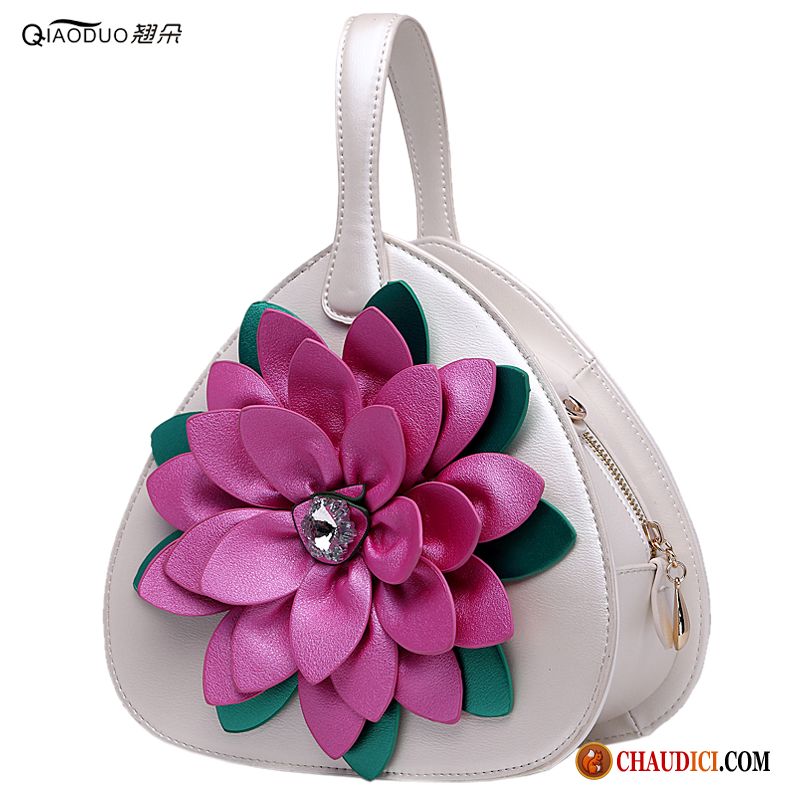 Mini Sac À Main Femme Fleurs Diamant Petit Femme Printemps