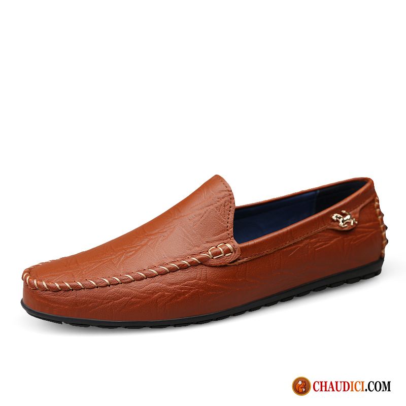 Mocassin A Lacet Homme Marron Flâneurs Derbies Homme Semelle Doux Pas Cher