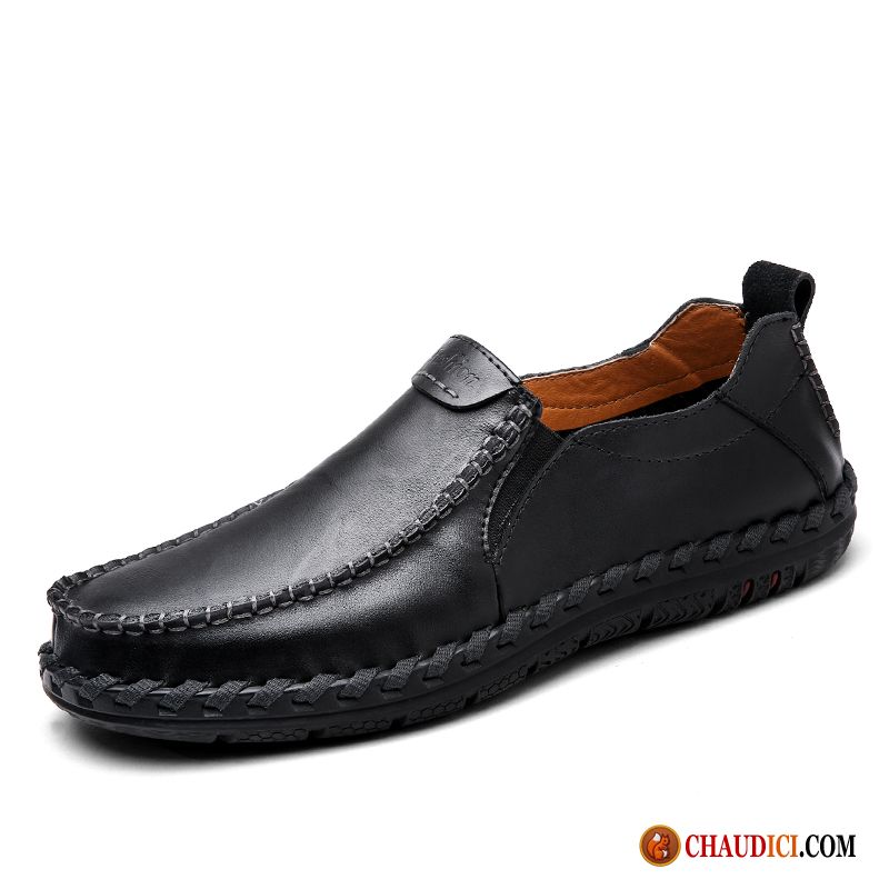 Mocassin Daim Noir Homme Angleterre Hiver Homme De Boîtier Rouge Pas Cher