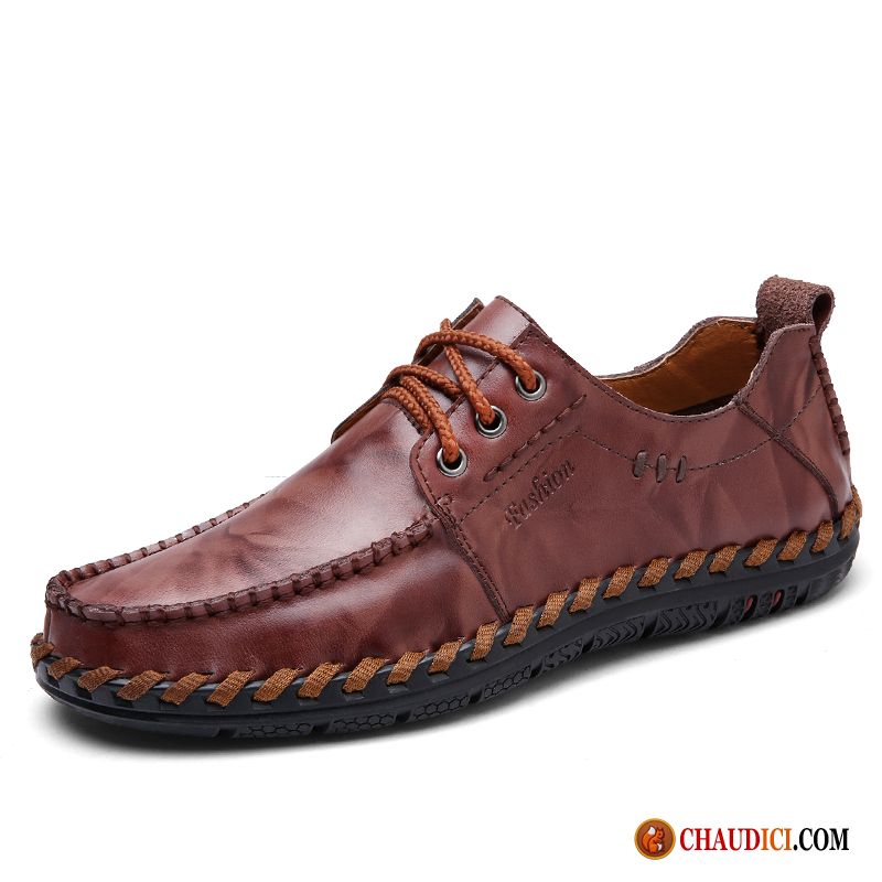 Mocassin Daim Noir Homme Angleterre Hiver Homme De Boîtier Rouge Pas Cher