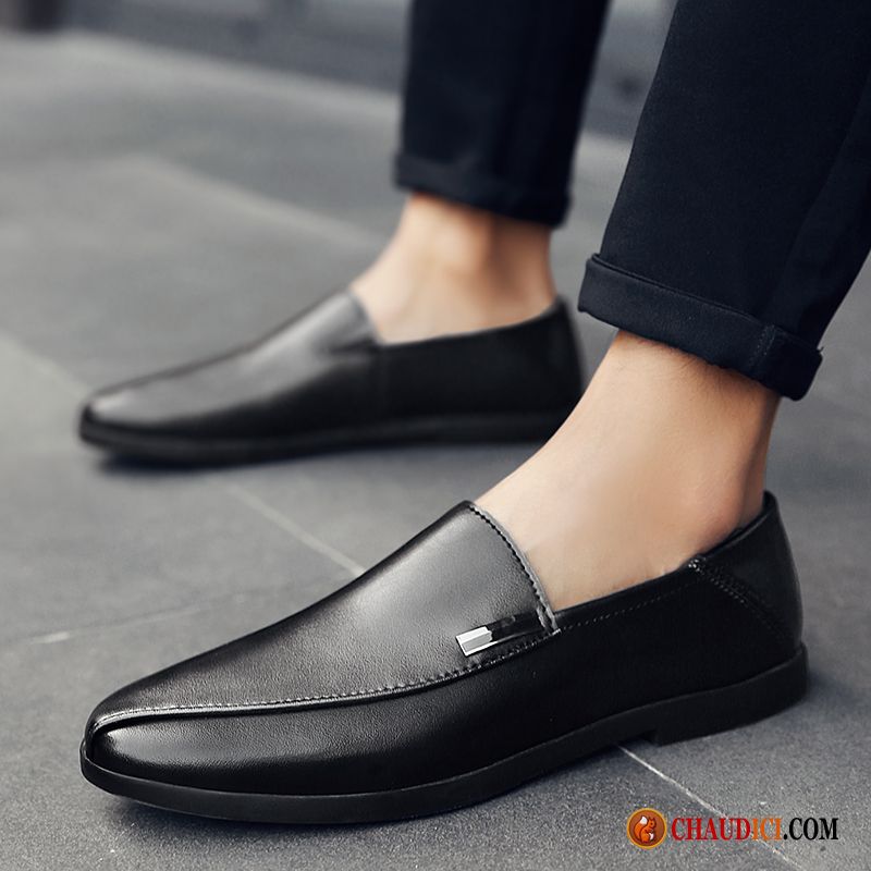 Mocassin Ete Homme Tendance Homme Flâneurs Cuir Véritable Derbies Pas Cher