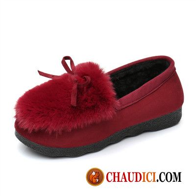 Mocassin Femme Tendance Femme Étudiant Chauds Plates Chaussures En Coton En Ligne