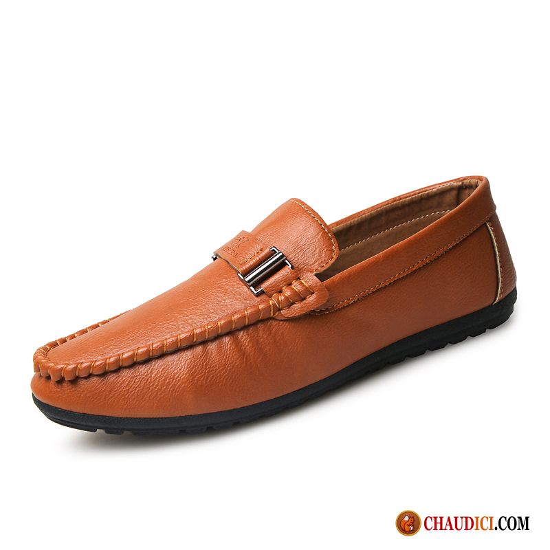 Mocassin Homme Couleur Kaki Entreprise Flâneurs Simple Homme Confortable