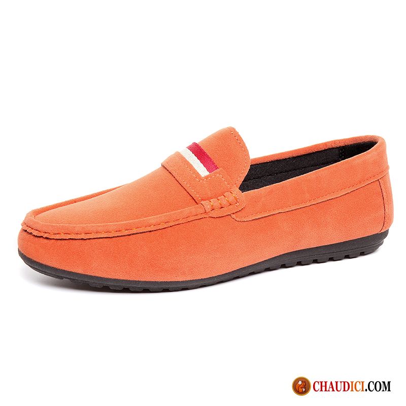 Mocassin Homme Cuir Souple Homme Flâneurs Tendance Décontractée Printemps Pas Cher