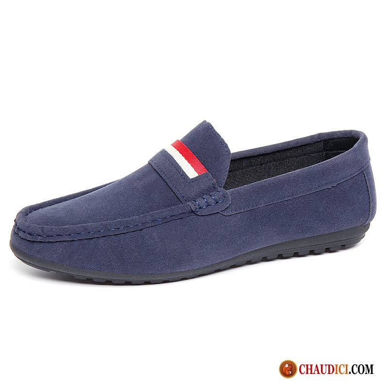 Mocassin Homme Cuir Souple Homme Flâneurs Tendance Décontractée Printemps Pas Cher