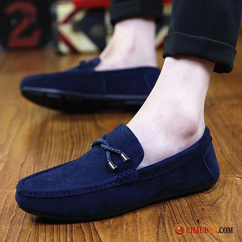 Mocassin Luxe Homme Ivoire Tendance Homme Slip-on Tous Les Assortis Décontractée