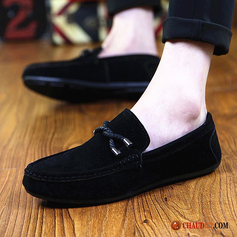 Mocassin Luxe Homme Ivoire Tendance Homme Slip-on Tous Les Assortis Décontractée