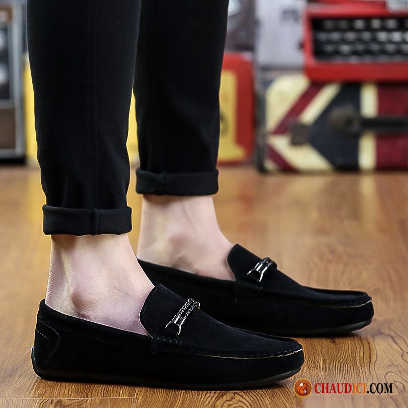 Mocassin Luxe Homme Ivoire Tendance Homme Slip-on Tous Les Assortis Décontractée