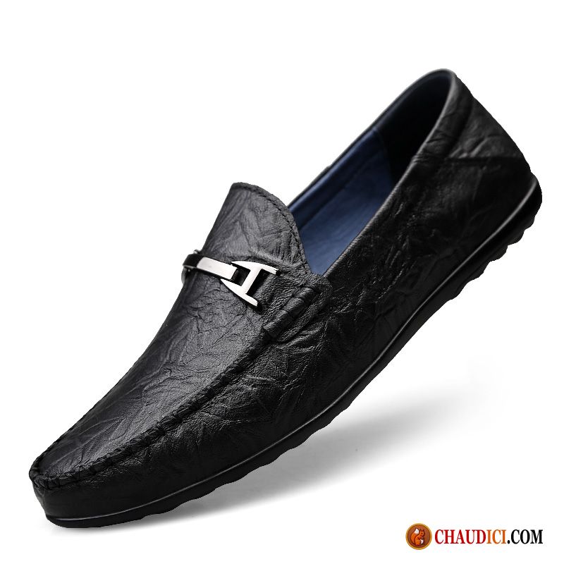 Mocassin Luxe Homme Kaki Chaussures De Conduite L'automne Homme Noir Derbies