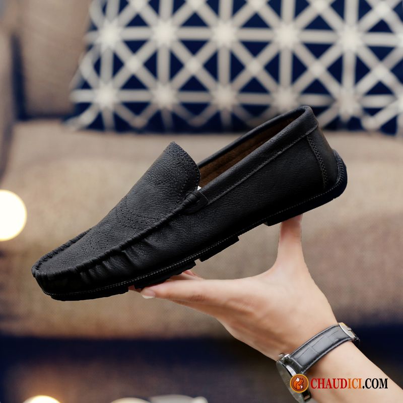 Mocassin Mode Homme Tendance Tous Les Assortis Été Homme Slip-on Pas Cher