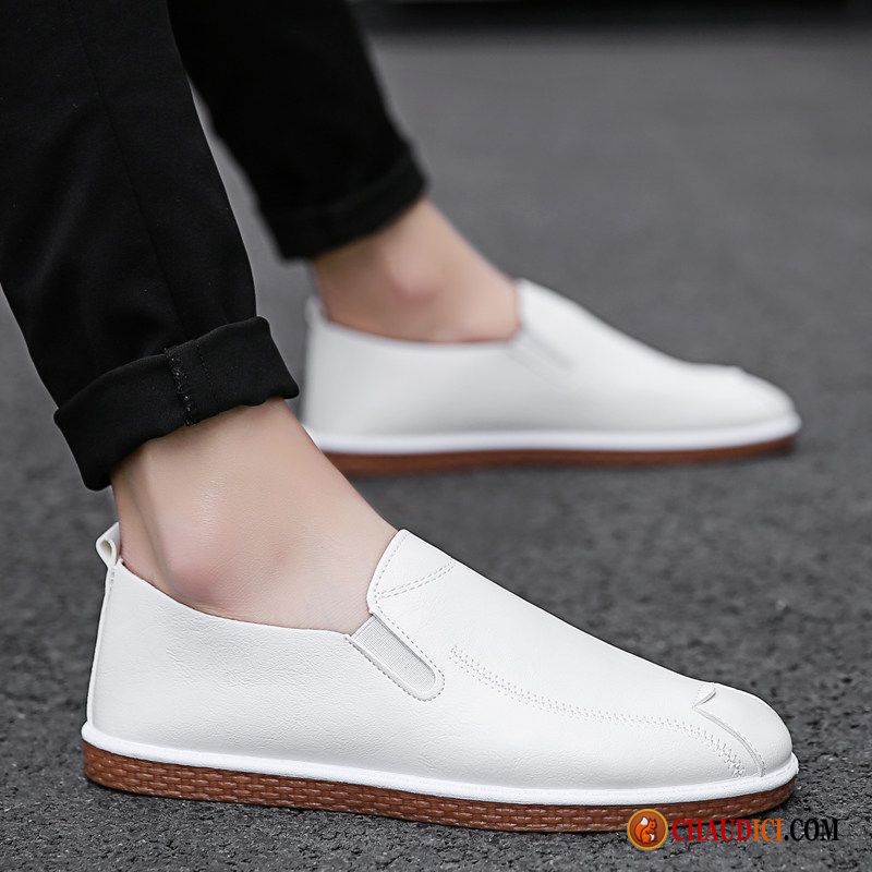 Mocassin Pampilles Homme Tendance Tous Les Assortis Noir Flâneurs Chaussures En Coton En Ligne