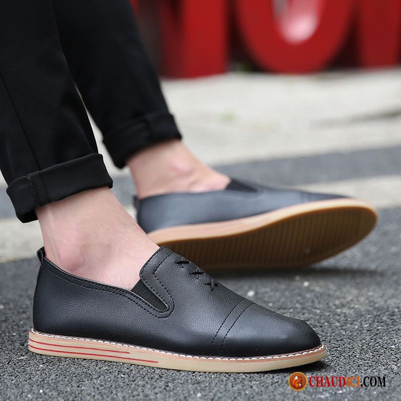 Mocassin Pampilles Homme Tendance Tous Les Assortis Noir Flâneurs Chaussures En Coton En Ligne