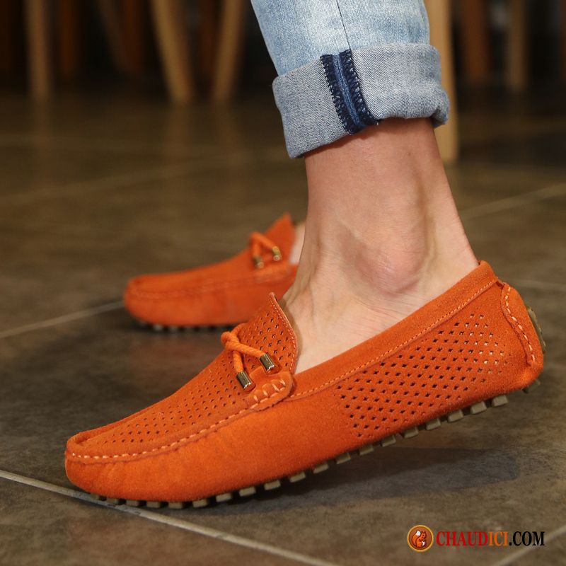 Mocassin Souple Homme Flâneurs Confortable Tendance Homme Mode Pas Cher