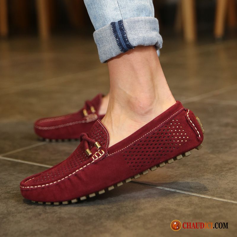 Mocassin Souple Homme Flâneurs Confortable Tendance Homme Mode Pas Cher