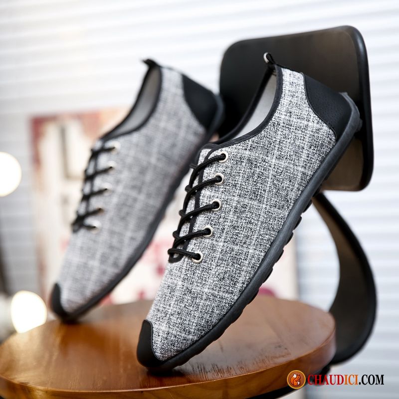 Mocassin Velour Homme Décontractée Printemps Flâneurs Chaussures En Tissu Tendance En Ligne