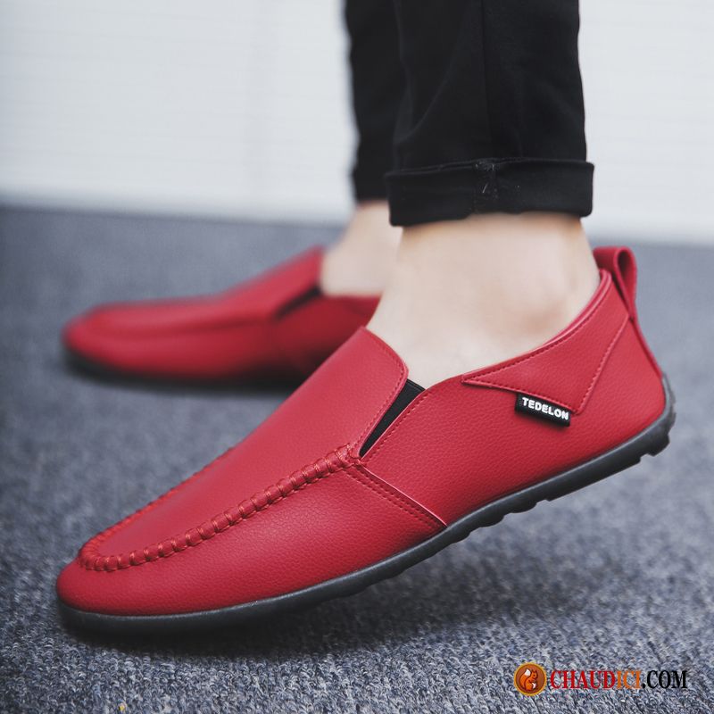 Mocassin Velour Homme Décontractée Printemps Flâneurs Chaussures En Tissu Tendance En Ligne