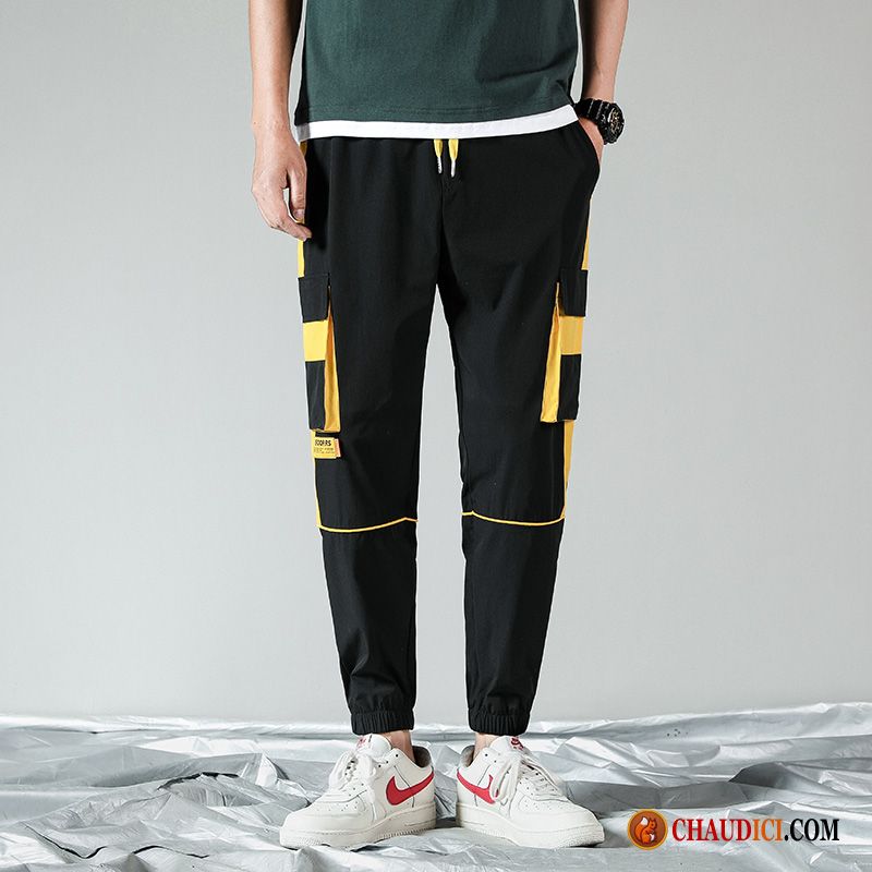 Mode Homme Rouge Pantalon Cargo Pérou Les Pantalons De Survêtement Tendance Été Homme Marque De Tendance En Ligne