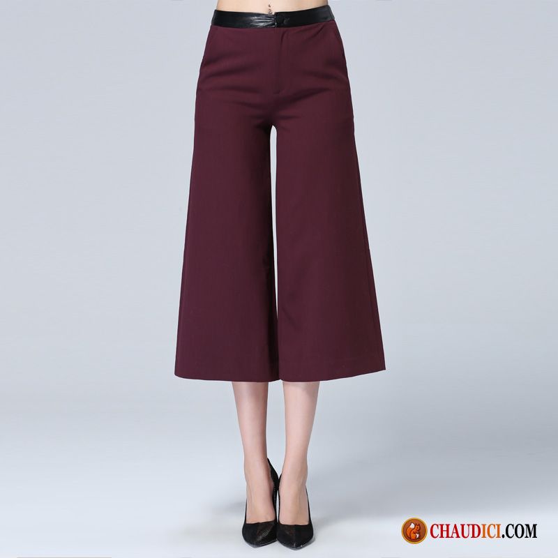 Pantalon A Pinces Pour Femme Marron Mode Mince Collants Hiver Décontractée Pas Cher