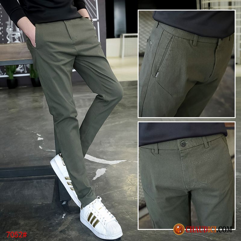 Pantalon Camouflage Homme Argent Tendance Sport Slim Décontractée Jeunesse