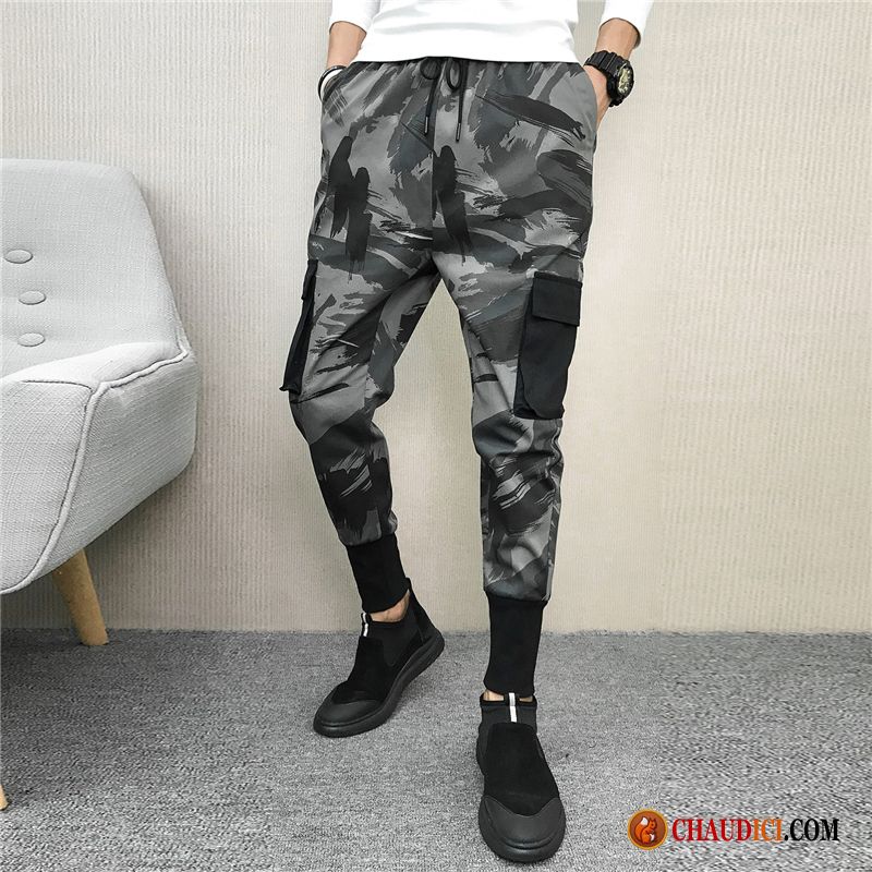 Pantalon Cargo En Lin Homme Blanc Lilas Tendance Homme Coton Bio Militaire Vert Collants Pas Cher