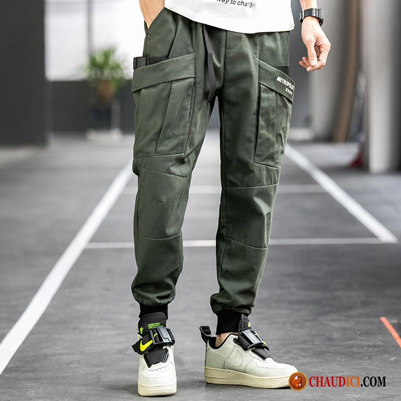 Pantalon Cargo Homme Velours Pensée Printemps Beau Pantalon Tendance Homme