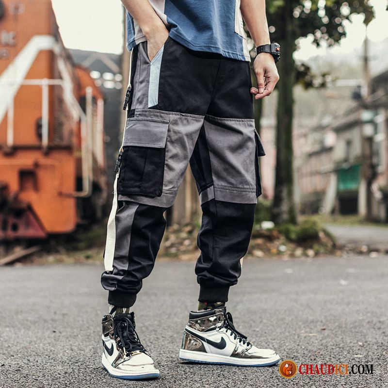 Pantalon Cargo Imprimé Homme Baggy Été Tendance Pantalon Cargo Pas Cher