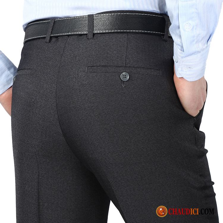 Pantalon Ceinture Élastique Homme Costume Formel Baggy Printemps Professionnel De Travail En Ligne