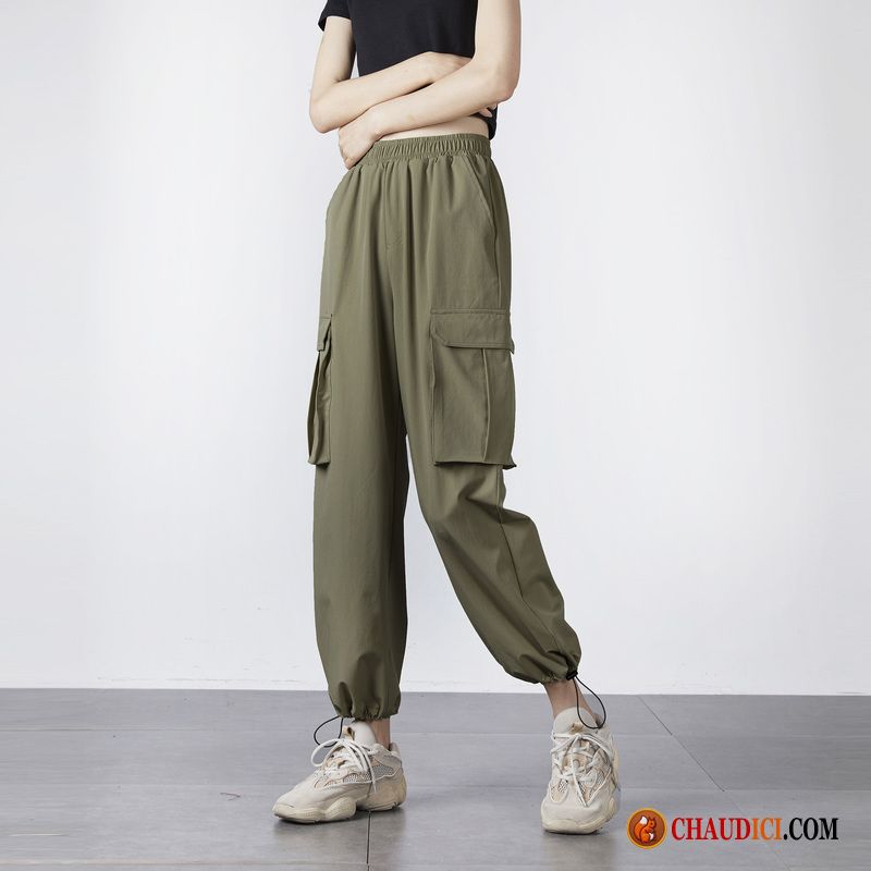 Pantalon Classique Pour Femme Femme Printemps Poche Pantalon Cargo