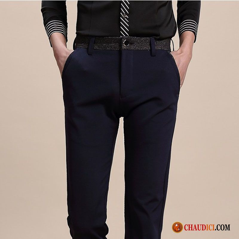 Pantalon D Ete Pour Homme Pantalon Tendance Légère Britanique Homme