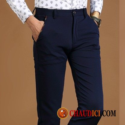 Pantalon D Ete Pour Homme Pantalon Tendance Légère Britanique Homme